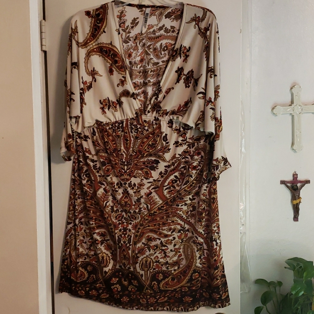 Strechy middle maxi dress